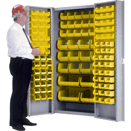 Deep-Door Combination Cabinet, 38" W x 24" D x 72" H, 36 Shelves Sécurité Médic