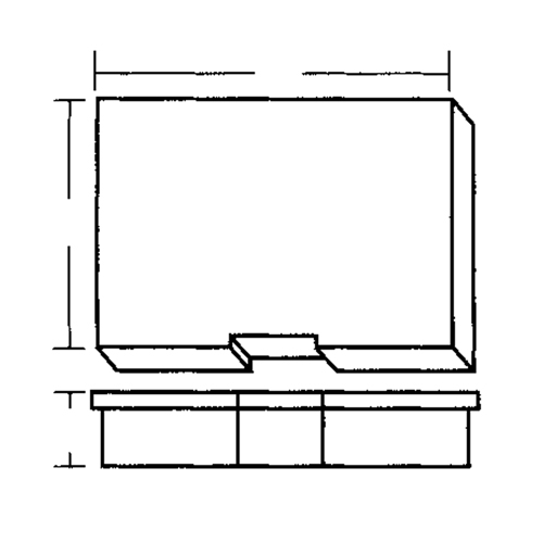 Boîte &agrave; compartiments, Plastique, 15-1/2" la x 11-3/4" p, 2-1/2" h, Gris Sécurité Médic