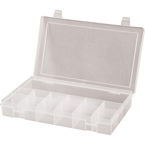 Compact Compartment Cases, 6.75" W x 11" D x 1.75" H, 13 Compartments Sécurité Médic