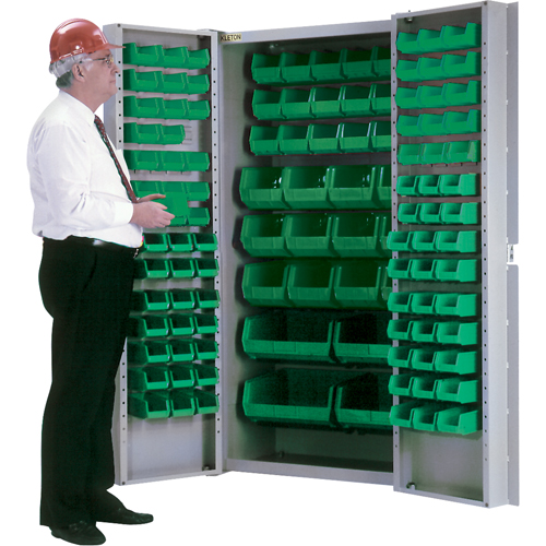 Deep-Door Combination Cabinet, 38" W x 24" D x 72" H, 36 Shelves Sécurité Médic