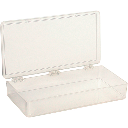 Boîte &agrave; compartiments K-Resin, Plastique, 4" la x 8" p, 1-3/16" h, Transparent Sécurité Médic