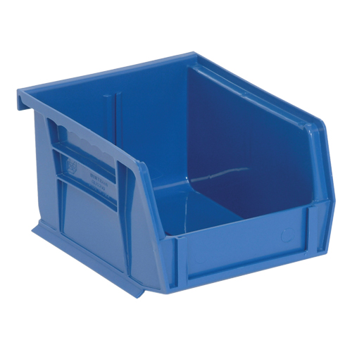 Ultra Stack & Hang Bin, 4-1/8" W x 3" H x 5-3/8" D, Blue Sécurité Médic