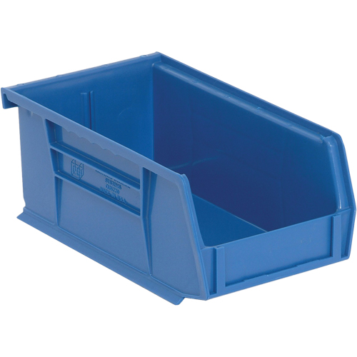 Ultra Stack & Hang Bin, 4-1/8" W x 3" H x 7-3/8" D, Blue Sécurité Médic
