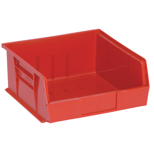 Bacs ultra empilable & suspendable, 11" la, 5" h x 10-7/8" p, Rouge Sécurité Médic