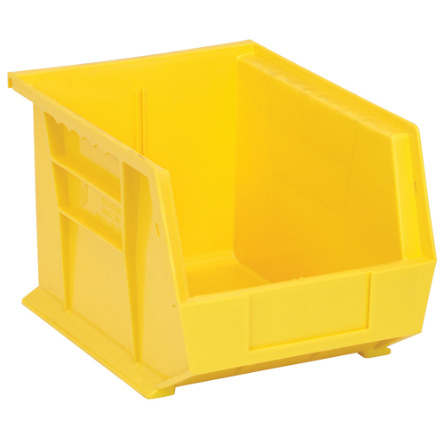 Bacs ultra empilable & suspendable, 8-1/4" la, 7" h x 10-3/4" p, Jaune Sécurité Médic