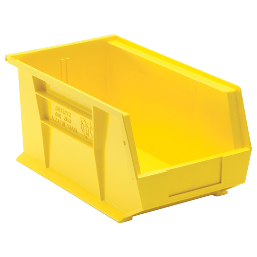 Ultra Stack & Hang Bin, 8-1/4" W x 7" H x 14-3/4" D, Yellow Sécurité Médic