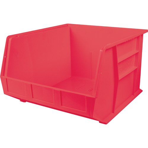 Bacs ultra empilable & suspendable, 16-1/2" la, 11" h x 18" p, Rouge Sécurité Médic