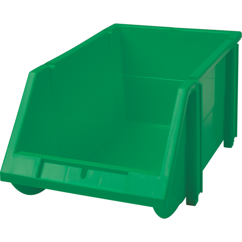 Stack & Hang Bin, 5-7/8" W x 4-11/16" H x 9-13/16" D, Green Sécurité Médic