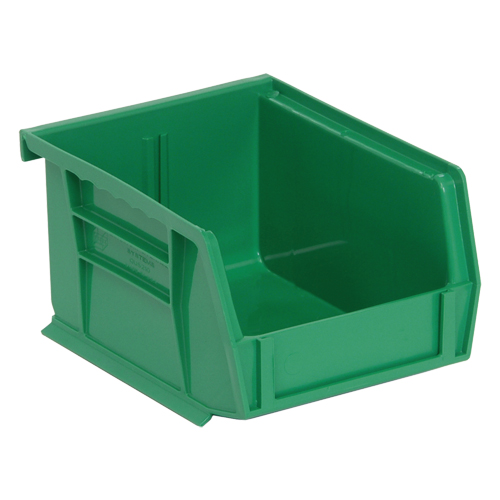 Bacs ultra empilable & suspendable, 4-1/8" la, 3" h x 5-3/8" p, Vert Sécurité Médic