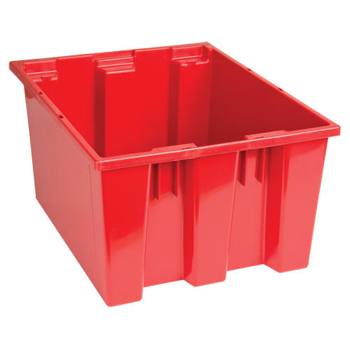 Contenants Stack & Nest, 10" x 19,5" x 15,5", Rouge Sécurité Médic