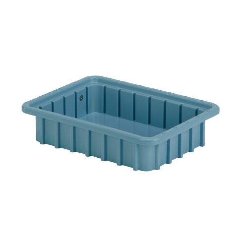 Contenants Divider Box, Poly&eacute;thyl&egrave;ne, 10,8" la x 8,3" p x 2,5" h, Bleu p&acirc;le Sécurité Médic