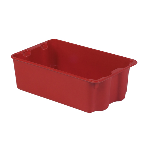 Polylewton Stack-N-Nest&reg; Containers, 7.9" x 24" x 14.1", Red Sécurité Médic
