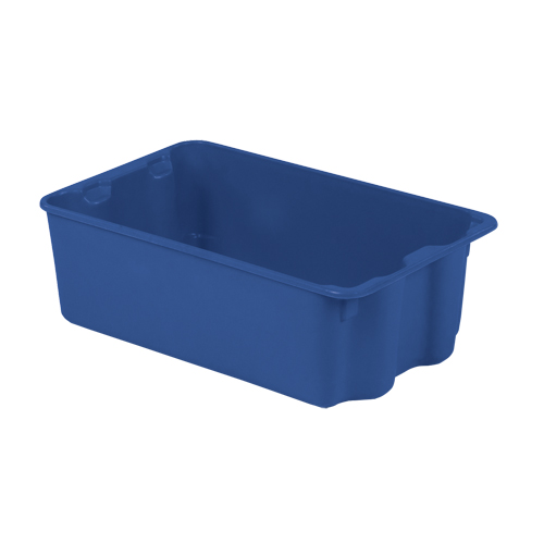 Polylewton Stack-N-Nest&reg; Containers, 7.9" x 24" x 14.1", Blue Sécurité Médic