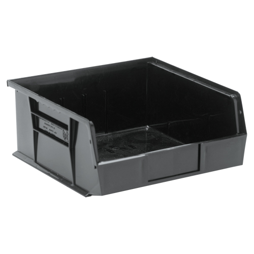 Bacs ultra empilable & suspendable, 11" la, 5" h x 10-7/8" p, Noir Sécurité Médic