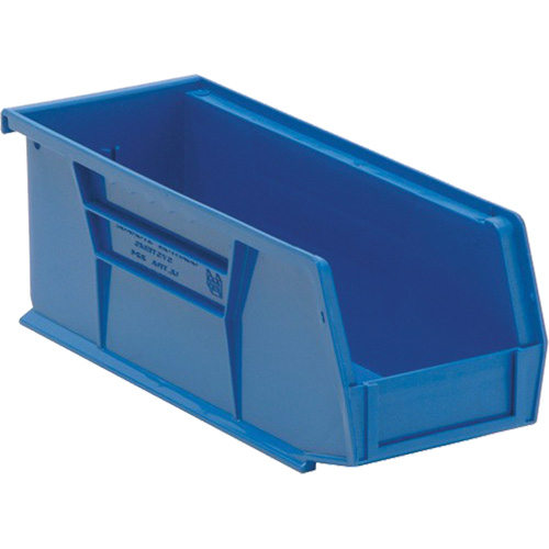 Ultra Stack & Hang Bin, 4-1/8" W x 4" H x 10-7/8" D, Blue Sécurité Médic
