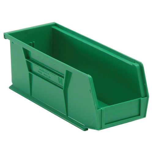 Ultra Stack & Hang Bin, 4-1/8" W x 4" H x 10-7/8" D, Green Sécurité Médic