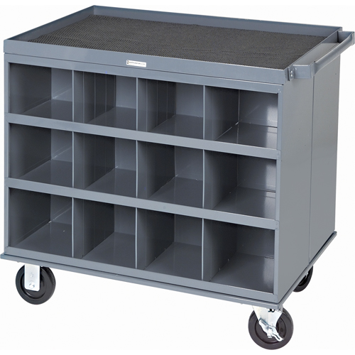 Heavy-Duty 2-Sided Mobile Carts/Work Stations, 1000 lbs. Capacity, 34" x W, 32" x H, 24" D, All-Welded Sécurité Médic