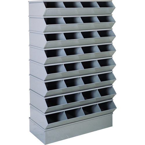 Syst&egrave;mes sectionnels &agrave; assembler, Cap. 5000 lb, 37" la x 15" p x 51" h, Bleu Sécurité Médic