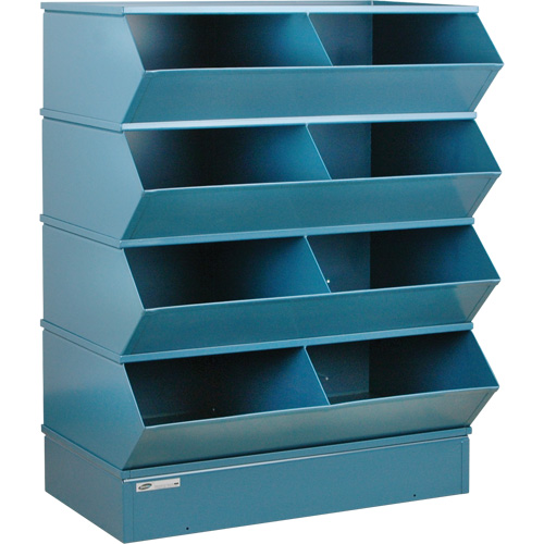 Pre-Engineered Sectional Systems, 5000 lbs. Cap., 37" W x 24" D x 44" H, Blue Sécurité Médic
