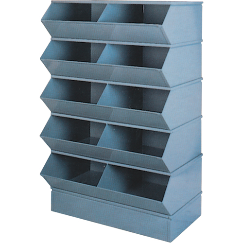 Syst&egrave;mes sectionnels &agrave; assembler, Cap. 5000 lb, 37" la x 24" p x 55" h, Bleu Sécurité Médic