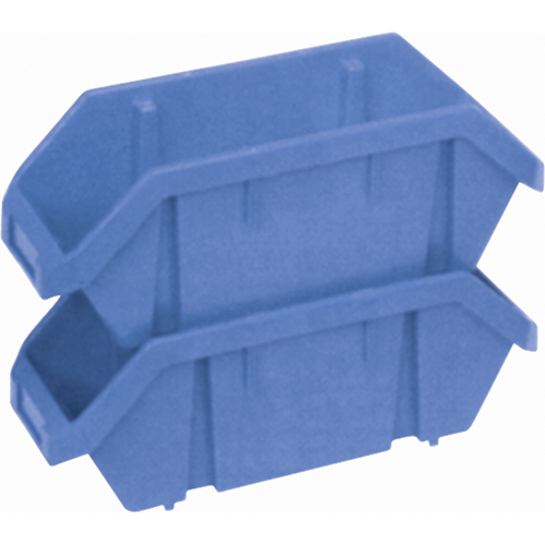 Boîtes &agrave; ramassage rapide "Quick Pick", 7" x 6,625" x 18,5", Bleu Sécurité Médic