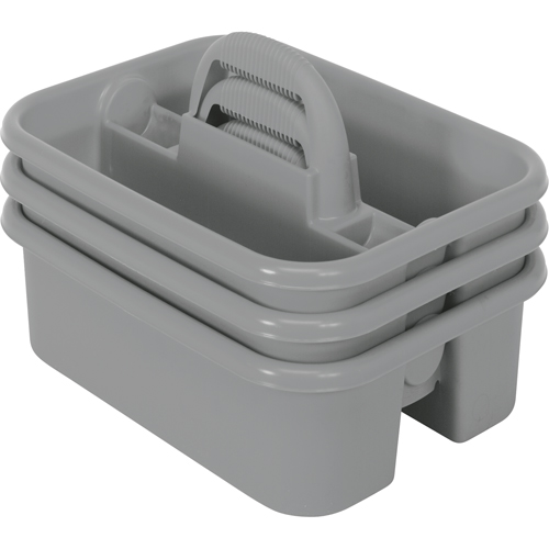 BOITE RANGEMENT,OUTILS,18 1/4X13 3/4X8 3/4,GRIS, 8-3/4" x 13-3/8" x 13-3/8", Gris Sécurité Médic
