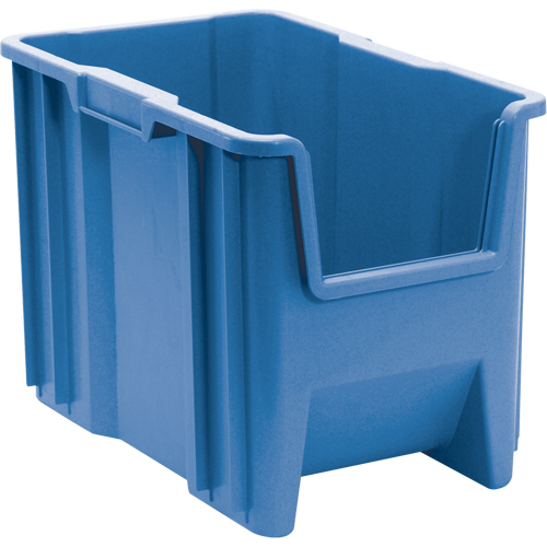Giant Stacking Containers, 10.875" W x 17.5" D x 12.5" H, Blue Sécurité Médic