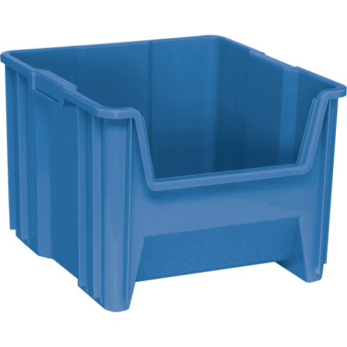 Contenants &agrave; empiler g&eacute;ants, 16,5" la x 17,5" p x 12,5" h, Bleu Sécurité Médic