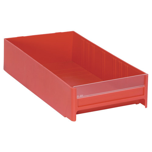 Cabinet Drawer, 5-5/8" W x 11" D x 2-1/2" H, Red Sécurité Médic