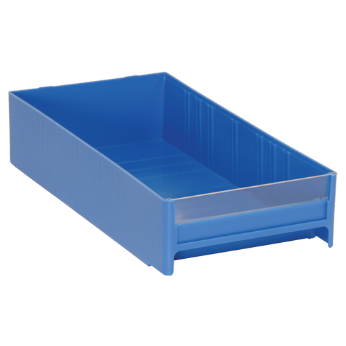 Cabinet Drawer, 5-5/8" W x 11" D x 2-1/2" H, Blue Sécurité Médic