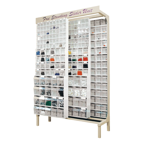 Syst&egrave;me de stockage &agrave; glissi&egrave;re &agrave; bacs basculants autonome, 48" la x 18" p x 77" h, 364 tiroirs Sécurité Médic