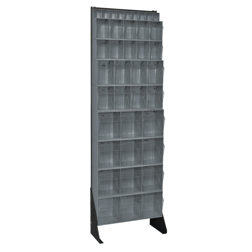 Support pour bacs basculants, 23-5/8" la x 8" p x 75" h, 36 tiroirs Sécurité Médic