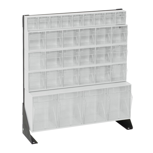 Tip-Out Bins Stand, 23-5/8" W x 8" D x 28" H, 31 Drawers Sécurité Médic