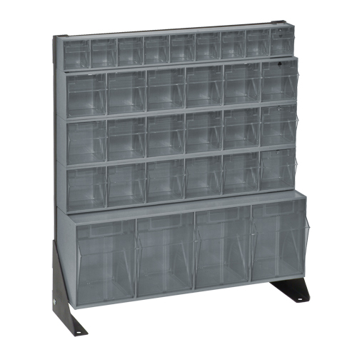 Tip-Out Bins Stand, 23-5/8" W x 8" D x 28" H, 31 Drawers Sécurité Médic