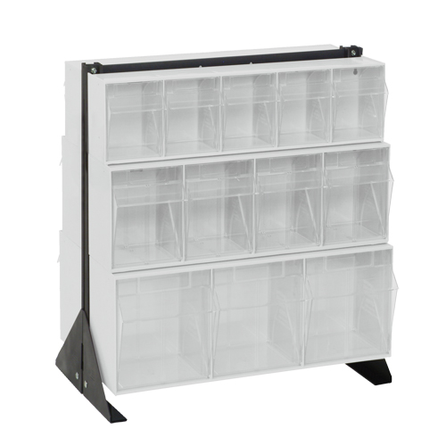 Tip-Out Bins Stand, 23-5/8" W x 16" D x 28" H, 24 Drawers Sécurité Médic