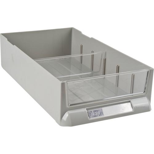 Replacement Drawer for KPC-100 Parts Cabinets, Plastic, 6-3/8" W x 11-3/10" D x 2-11/16" H, Grey Sécurité Médic