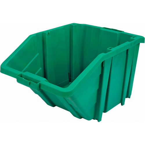 Bac g&eacute;ant en plastique, 15-1/2" la x 13" H x 25" p, Vert, Capacit&eacute; 200 lb Sécurité Médic