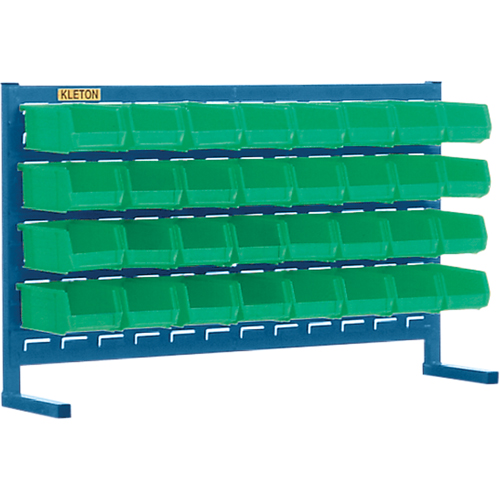 Rayonnage &agrave; persienne avec bacs, 32 bacs, 36" la x 8-1/4" p x 22" h Sécurité Médic