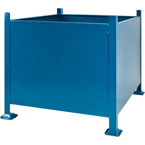 Contenants de vrac empilables, 30" ha x 40,5" la x 48,5" p, Capacit&eacute; de 3500 lb Sécurité Médic