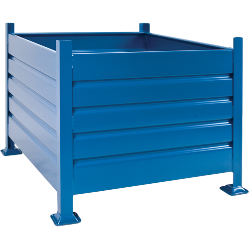 Bulk Stacking Containers, 30" H x 40.5" W x 48.5" D, 4500 lbs. Capacity Sécurité Médic