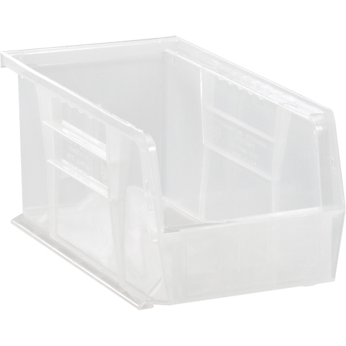 Clear-View Ultra Stack & Hang Bin, 4-1/8" W x 4" H x 10-7/8" D, Clear Sécurité Médic