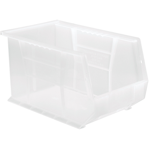 Clear-View Ultra Stack & Hang Bin, 8-1/4" W x 8" H x 13-5/8" D, Clear Sécurité Médic