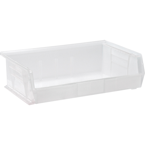 Clear-View Ultra Stack & Hang Bin, 16-1/2" W x 5" H x 10-7/8" D, Clear Sécurité Médic