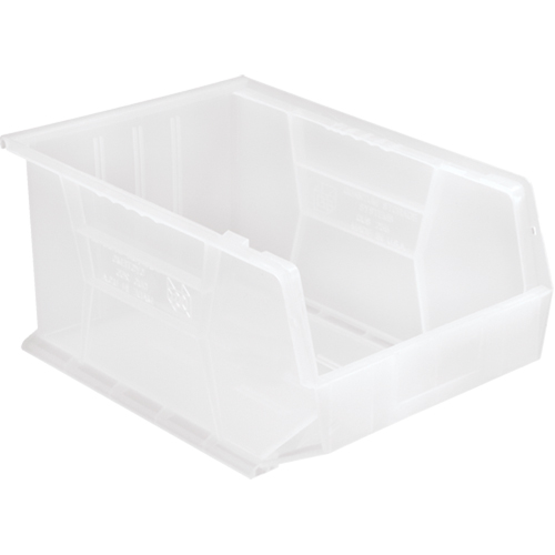 Clear-View Ultra Stack & Hang Bin, 11" W x 8" H x 16" D, Clear Sécurité Médic