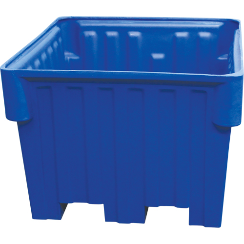 Nesting Forklift Bin, 42" W x 48" D x 30" H, Blue Sécurité Médic