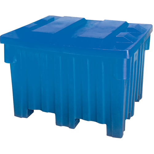 Nesting Forklift Bin, 42" W x 48" D x 30" H, Blue Sécurité Médic