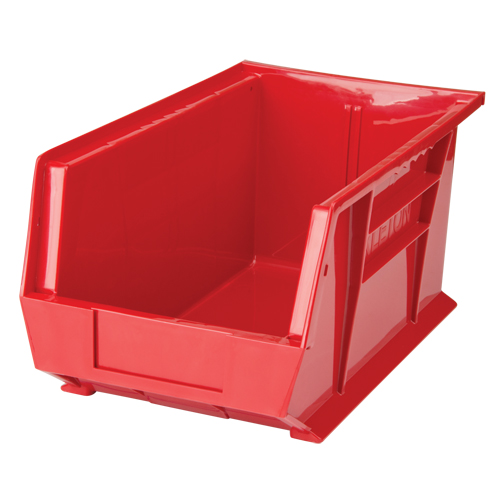 Bac empilable & &agrave; suspendre, 8-1/4" la, 7" h x 14-3/4" p, Rouge Sécurité Médic