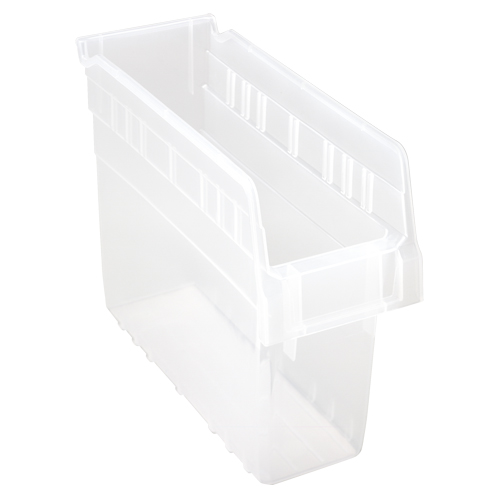 Bacs pour &eacute;tag&egrave;re Store-Max, 4-3/8" la x 8" H x 11-5/8" p, Transparent, Capacit&eacute; 44 lb Sécurité Médic