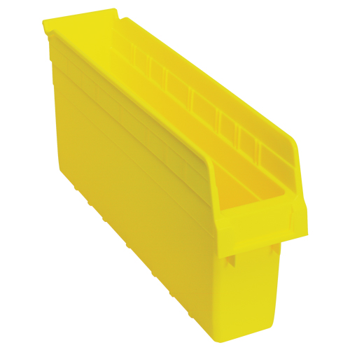 Bacs pour &eacute;tag&egrave;re Store-Max, 4-3/8" la x 8" H x 17-7/8" p, Jaune, Capacit&eacute; 56 lb Sécurité Médic