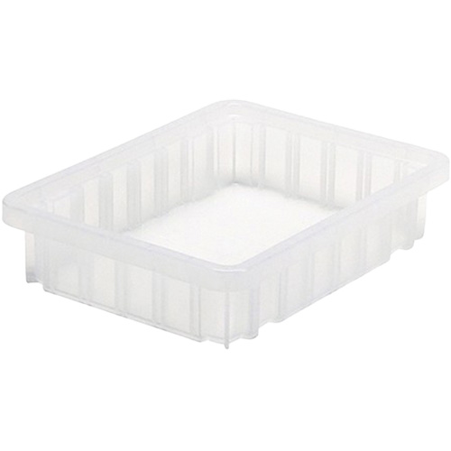 Contenant Divider Box, Plastique, 10,875" la x 8,25" p x 2,5" h, Transparent Sécurité Médic